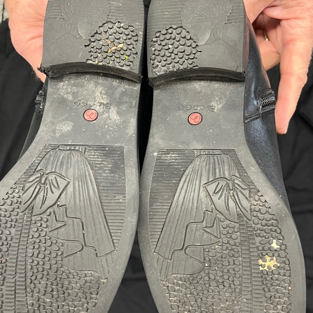 Blondo black knee high water proof boots